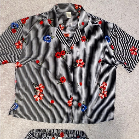 NWOT Japna 2 piece women’s lounge set❤️🖤 L - Picture 10 of 14